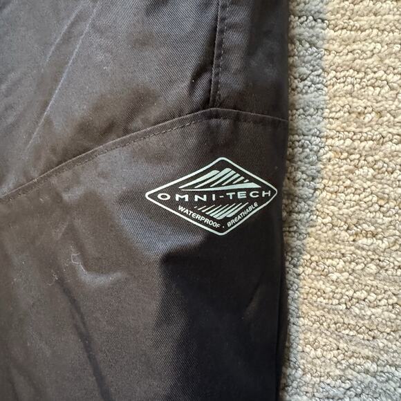 Columbia Omni-Tech Waterproof Powder Stash Black Ski Pants Mens XL Short - Picture 3 of 6